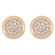 Stone Stud Pierced Earrings