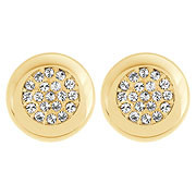 Stone Stud Pierced Earrings