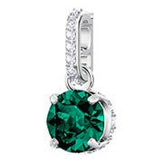 Swarovski Remix Collection Charm, May, Green, Rhodium plating