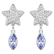 Duo Star Pierced Earrings