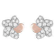 Cute Flower Pierced Earrings