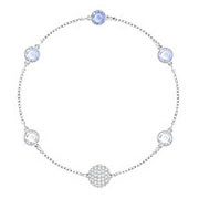 Swarovski Remix Collection Timeless, Blue, Rhodium plating