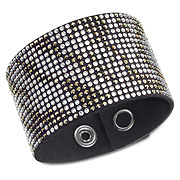 Slake Large Zebra Black Bracelet