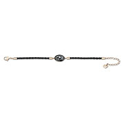 Vanilla Jet Hematite Bracelet