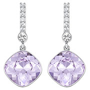 Artisan Violet Pierced Earrings
