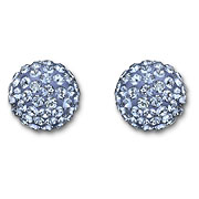 Pop Denim Blue Pierced Earrings